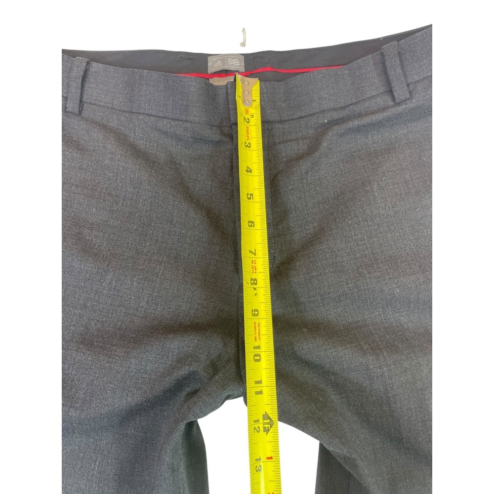 Adidas Adipure Golf Dress Pants Men 38x32 Charcoal Gray Mid Rise Formal Business - Picture 11 of 16